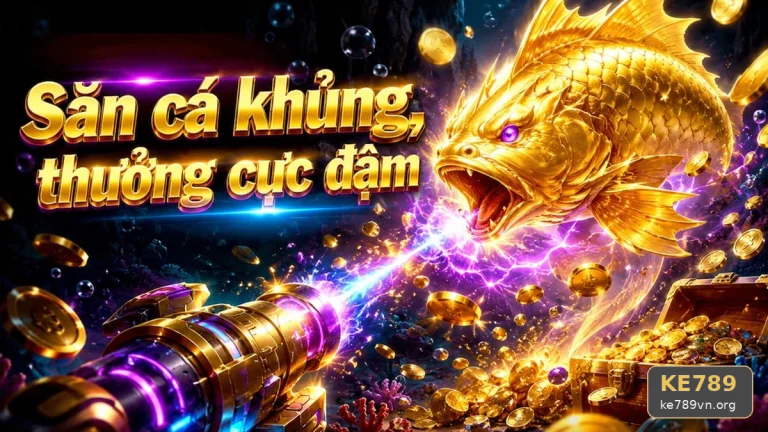 Nhận Diện Nổ Hũ KE789 Qua Cảnh Bắn Cá Săn Thưởng Đến Ổn Định Slot